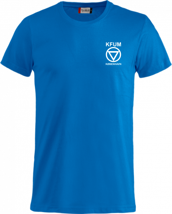 Clique - Basic Cotton T-Shirt - Królewski błękit