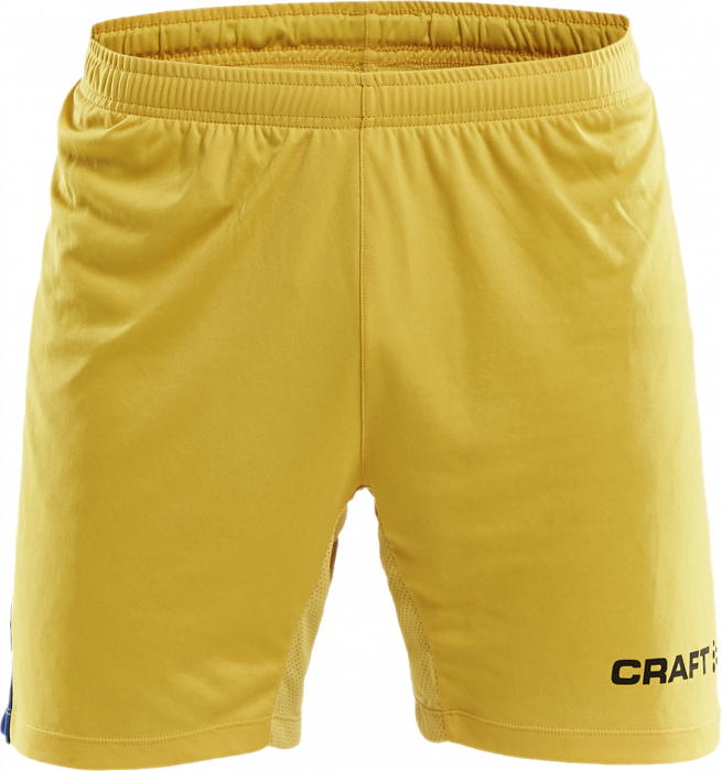 Craft - Progress Contrast Shorts Kids - Yellow & blue