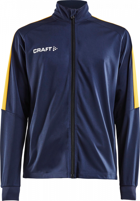 Craft - Progress Jacket - Marineblauw & geel