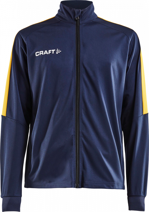 Craft - Progress Jacket - Navy blue & yellow