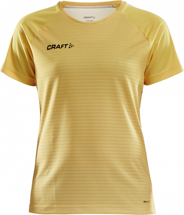 Craft - Pro Control Stripe Jersey Woman - Amarillo