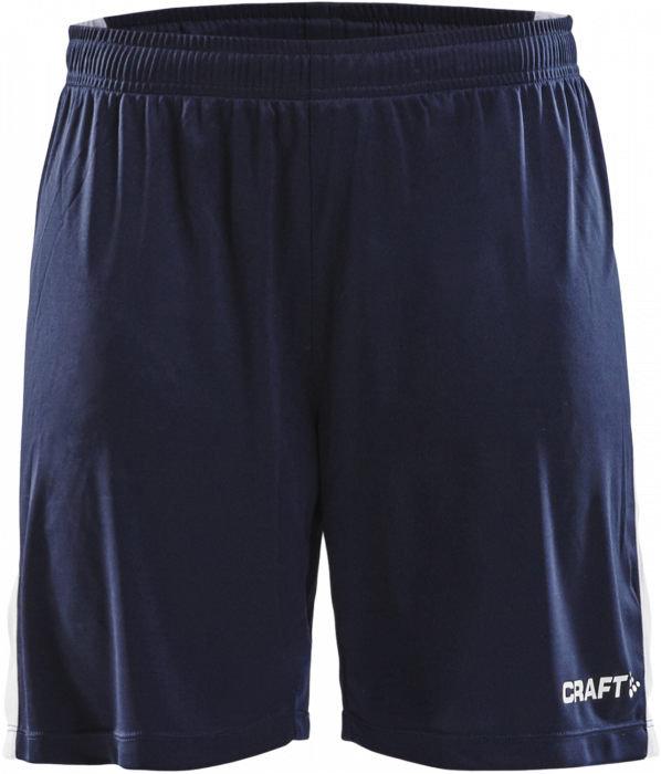 Craft - Progress Contrast Longer Shorts Women - Azul marino & blanco