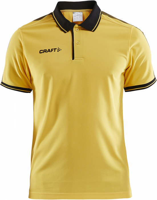 Craft - Pro Control Poloshirt Youth - Żółty & czarny