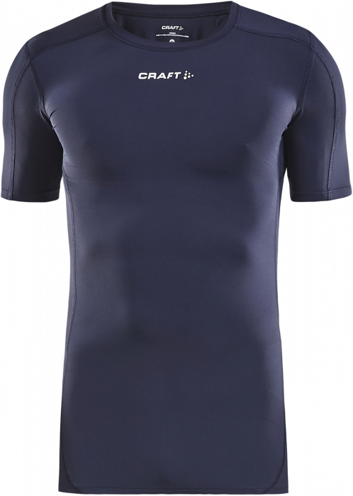 Craft - Pro Control Compression T-Shirt Uni - Bleu marine & blanc