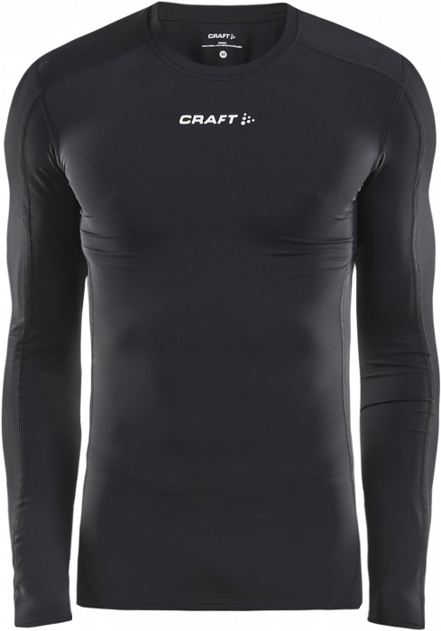 Craft - Pro Control Kompressions T-Shirt Langærmet - Sort & hvid