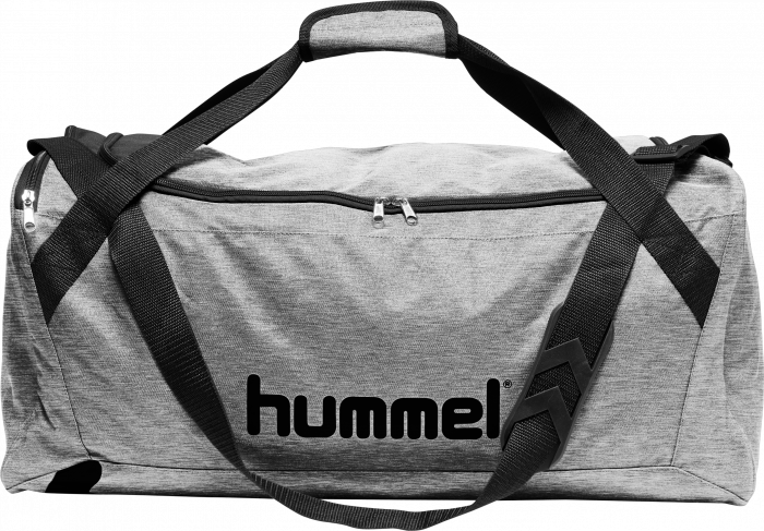 Hummel - Sports Bag Small - Grey Melange & black