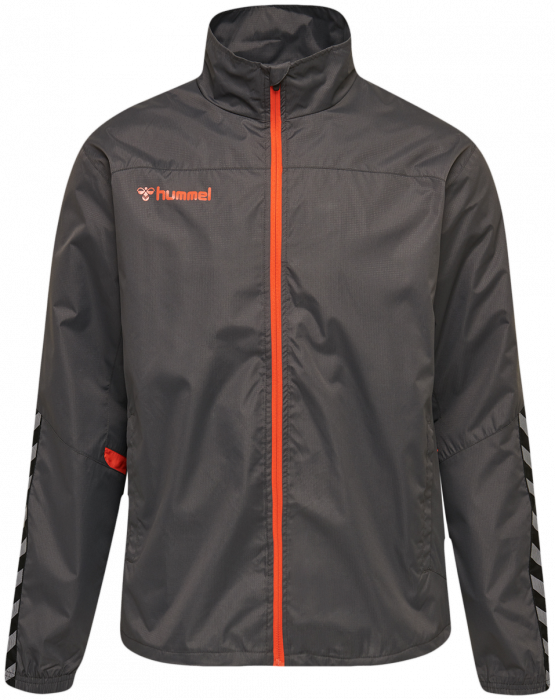 Hummel - Authentic Training Jacket - Asphalt & orange