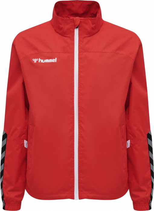 Hummel - Authentic Træningsjakke - True Red & hvid