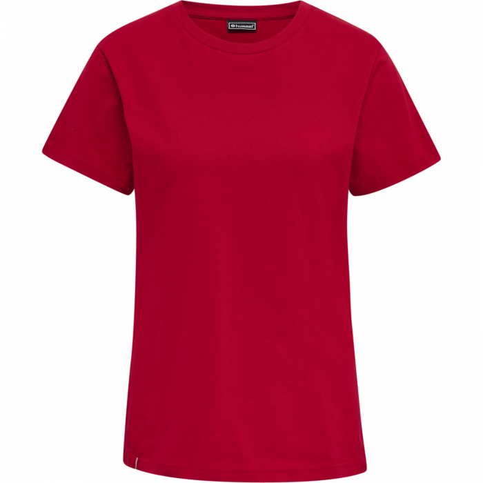 Hummel - Red Heavy T-Shirt Dame - Tango Red