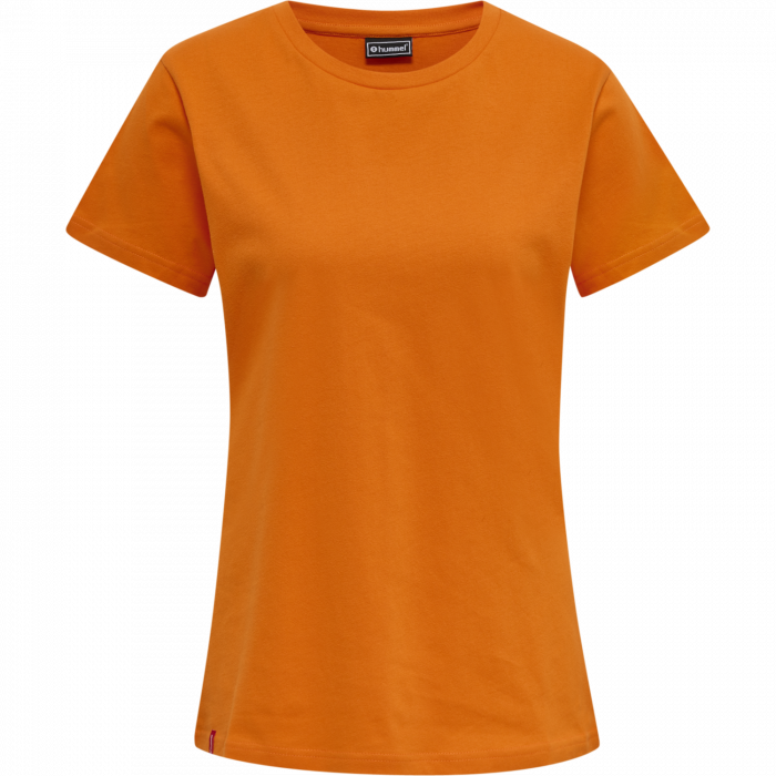 Hummel - Red Heavy T-Shirt Dame - Orange