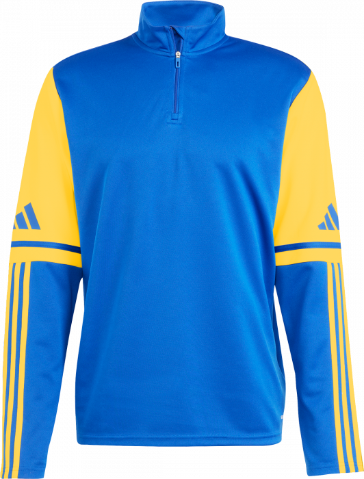 Adidas - Squadra 25 Half-Zip Training Top - T Royal Blue & t yellow