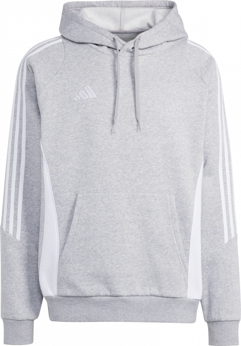 Adidas - Tiro 24 Hættetrøje - Lys grå & hvid