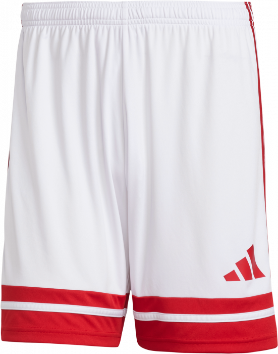 Adidas - Squadra 25 Shorts - Hvid & t power red