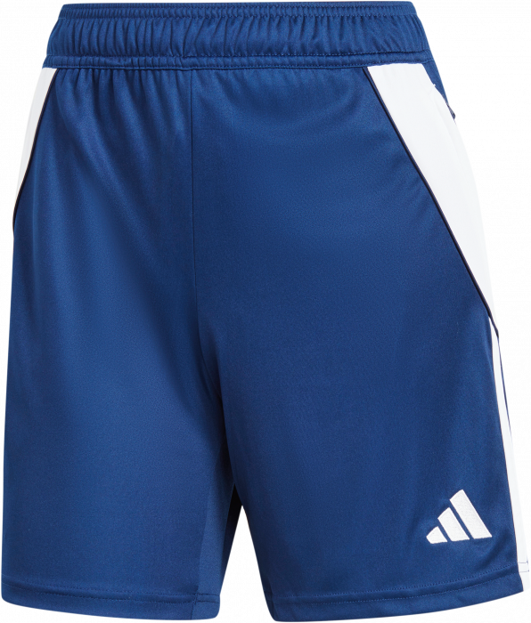 Adidas - Tiro24 Shorts W. Pockets Women - Team Navy Blue & branco