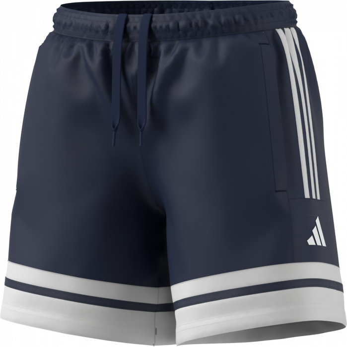 Adidas - Squadra 25 Dt Shorts Women - T Navy Blue & blanc