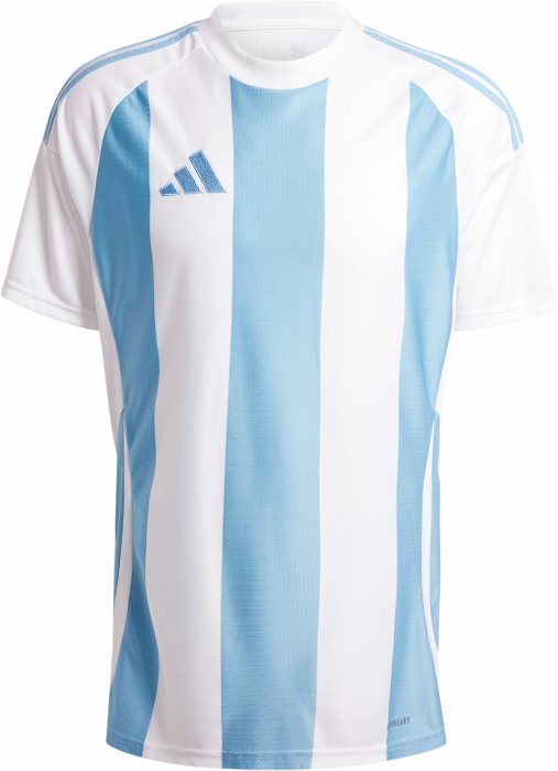 Adidas - Striped 24 Player Jersey - Team Light Blue & vit