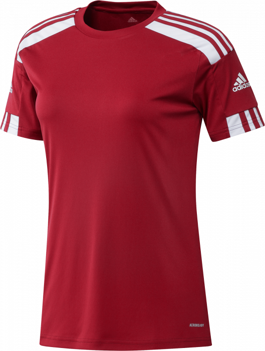 Adidas - Squadra 21 Spillertrøje Dame - Rød & hvid
