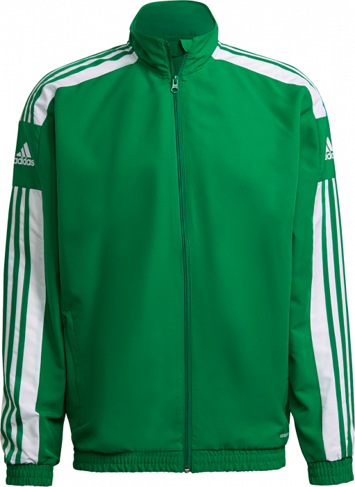 Adidas - Squadra 21 Presentation Jacket - Zielony & biały