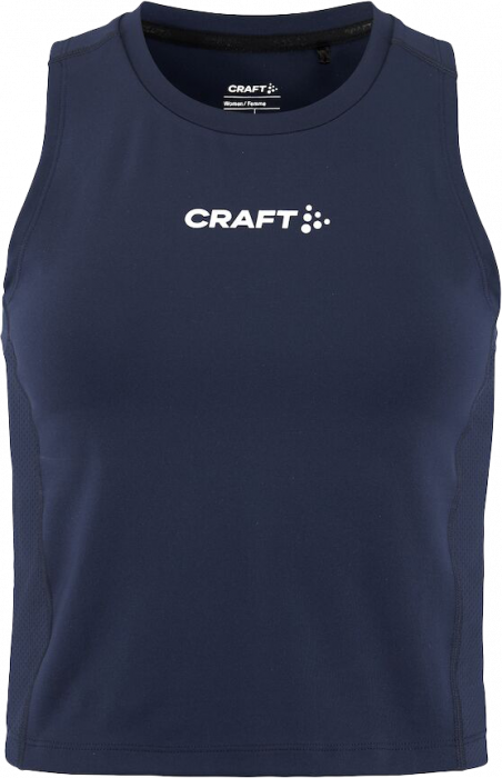 Craft - Rush 2.0 Crop Singlet Women - Azul-marinho