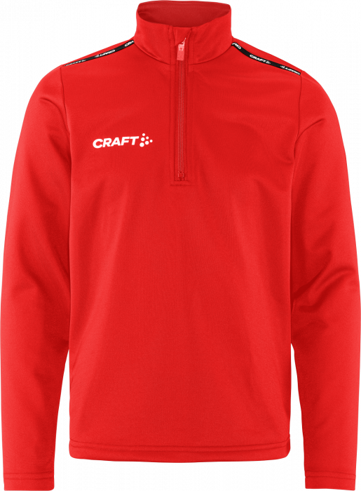 Craft - Squad Go Half Zip Training Top Jr - Red