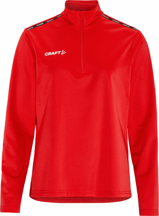 Craft - Squad Go Half Zip Training Top Women - Vermelho