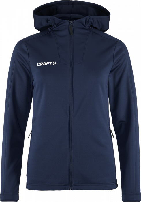 Craft - Evolve 2.0 Børstet Jakke Med Hætte Dame - Navy blå