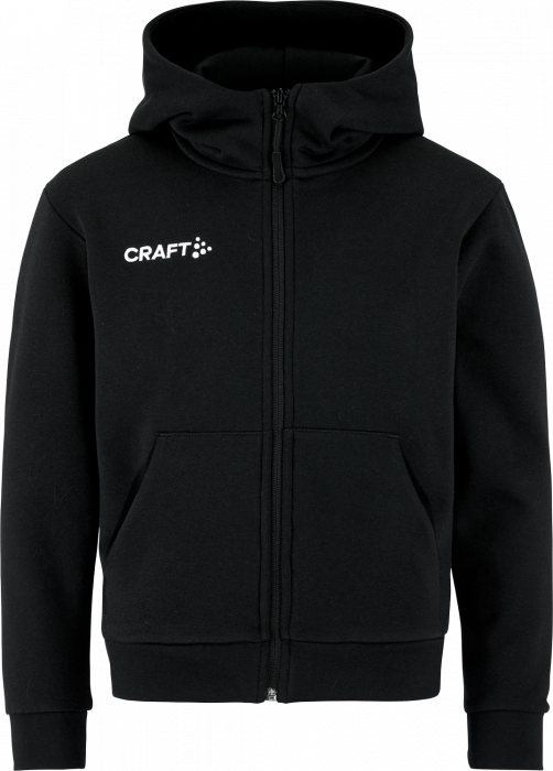 Craft - Community 2.0 Logo Fz Hoodie Jr - Nero