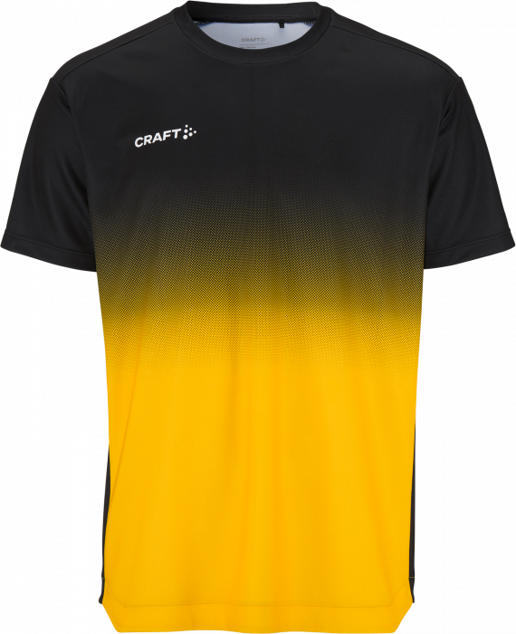 Craft - Evolve 2.0 Structured Graphic Jersey - Black & sweden yellow 