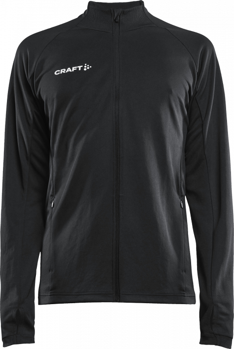 Craft - Evolve Shirt W. Zip Junior - Zwart