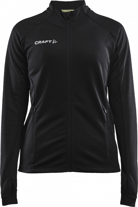 Craft - Evolve Shirt W. Zip Woman - Czarny