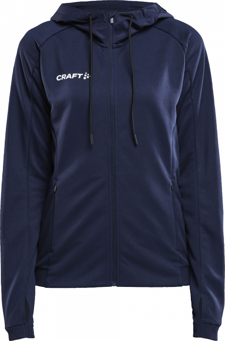 Craft - Evolve Jacket With Hood Woman - Marinblå