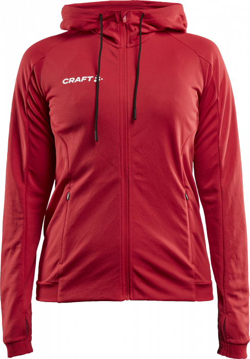 Craft - Evolve Jacket With Hood Woman - Rouge