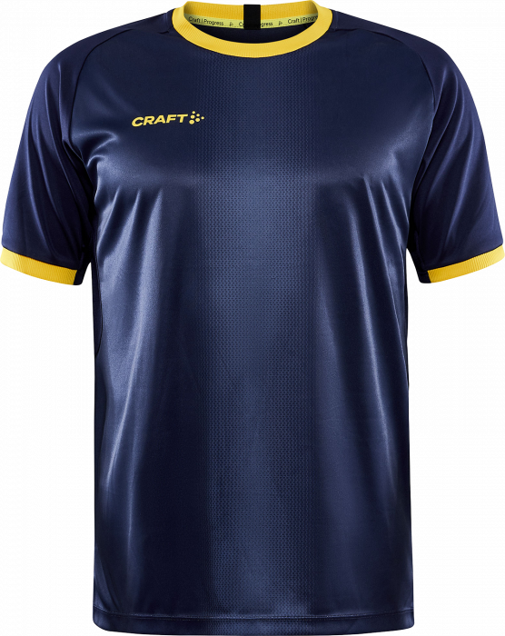 Craft - Progress 2.0 Graphic Spillertrøje - Navy blå & gul