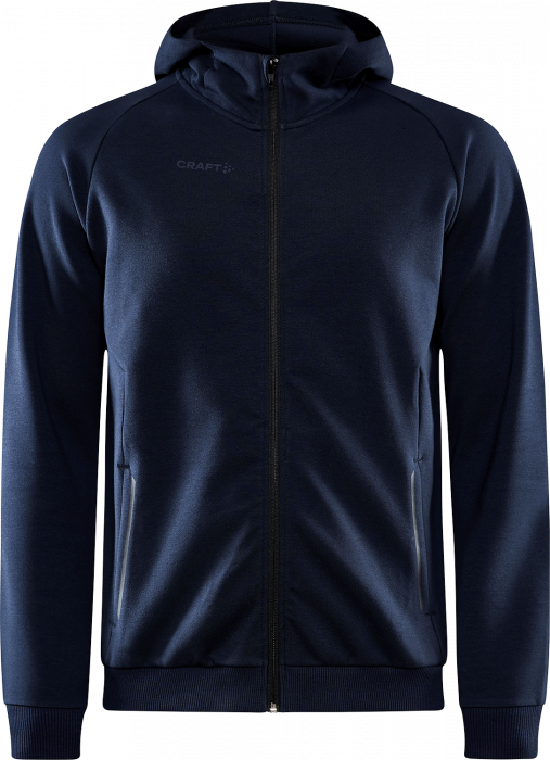Craft - Core Soul Hættetrøje Med Lynlås Men - Navy blue