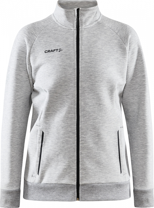 Craft - Core Soul Shirt With Zipper Woman - Melange grijs