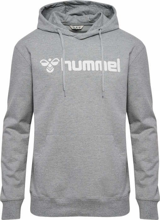 Hummel - Go 2.0 Logo Hættetrøje - Grey Melange