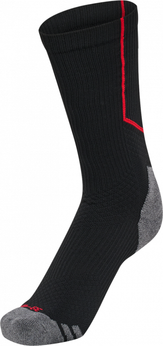 Hummel - Pro Training Socks Low - Black & true red