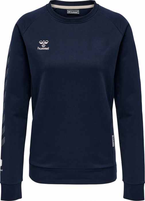 Hummel - Move Grid Cotton Sweatshirt Women - Marine