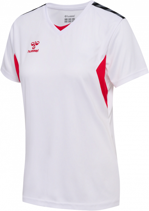 Hummel - Authentic Player Jersey Women - White & true red