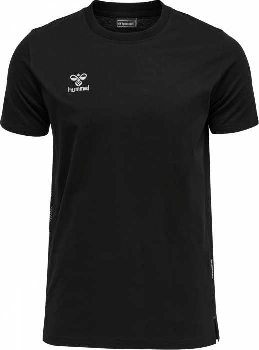Hummel - Move Grid Bomulds T-Shirt - Sort