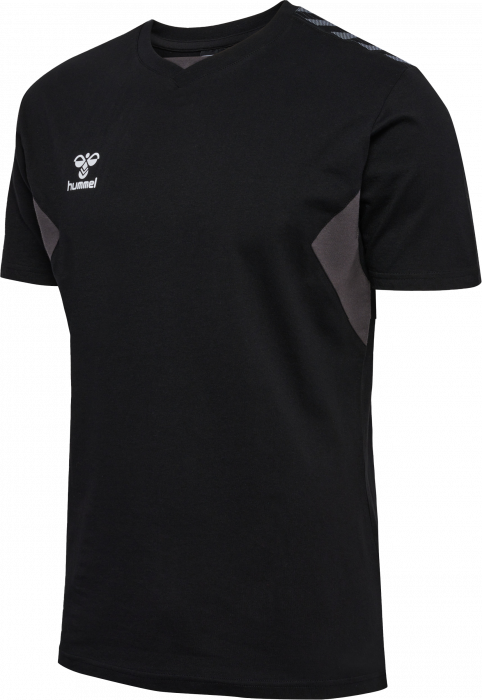 Hummel - Authentic Cotton T-Shirt - Czarny