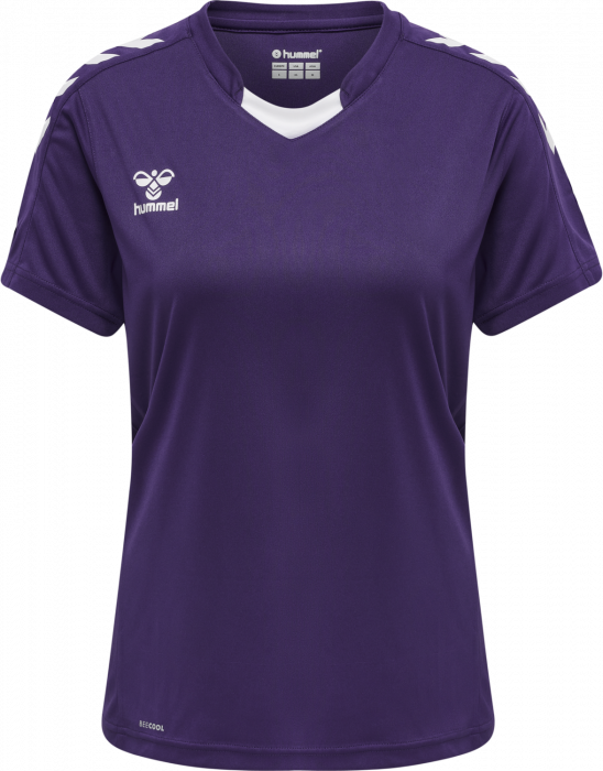 Hummel - Core Xk Poly Jersey Women - Purple Reign & blanco