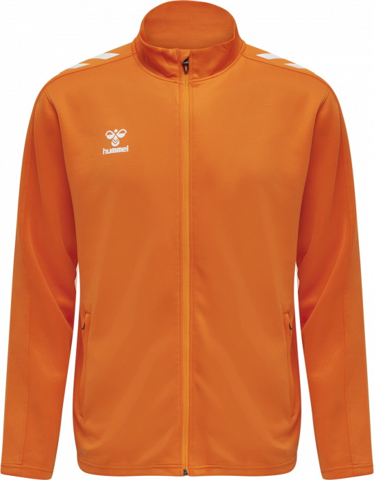 Hummel - Core Xk Poly Sweatshirt - Orange & vit