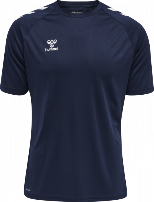 Hummel - Core Xk Poly T-Shirt - Marine & hvid
