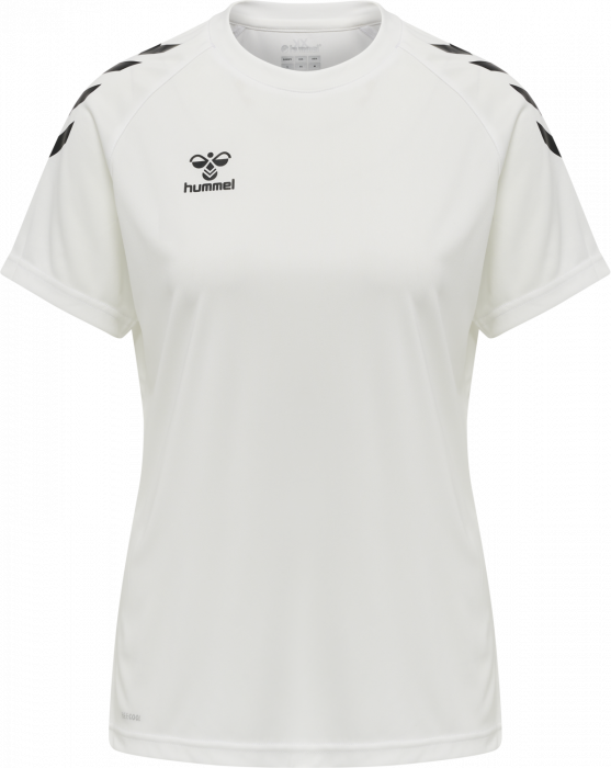 Hummel - Core Xk Poly T-Shirt Women - Blanco & negro