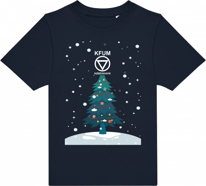 B&C - Kfum København Christmas T-Shirt Kids - Marine
