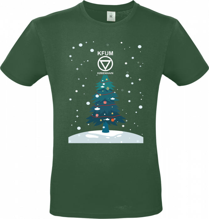 B&C - Kfum København Christmas T-Shirt Adults - Bottle Green