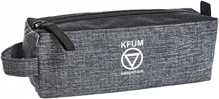 Sportyfied - Kfum Pencil Case - Grey Melange & svart