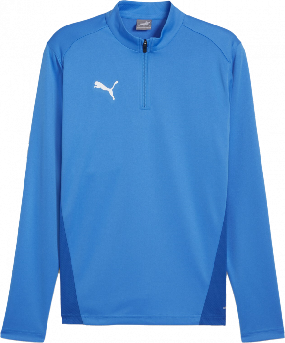 Puma - Team Goal Training Top With Half Zip Jr - Blauw