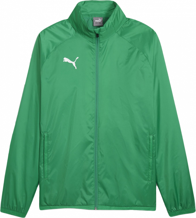 Puma - Teamgoal All Weather Jacket - Verde & blanco